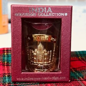 Indian Monument shot glass